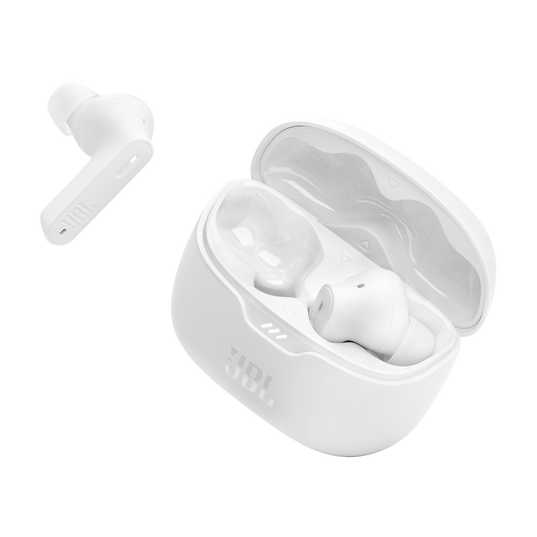 JBL Tune Beam - White - True wireless Noise Cancelling earbuds - Detailshot 4